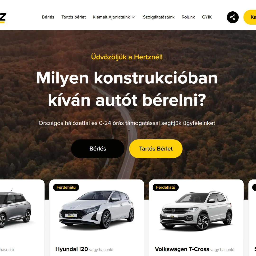 Hertz Hungary — képernyőkép 1
